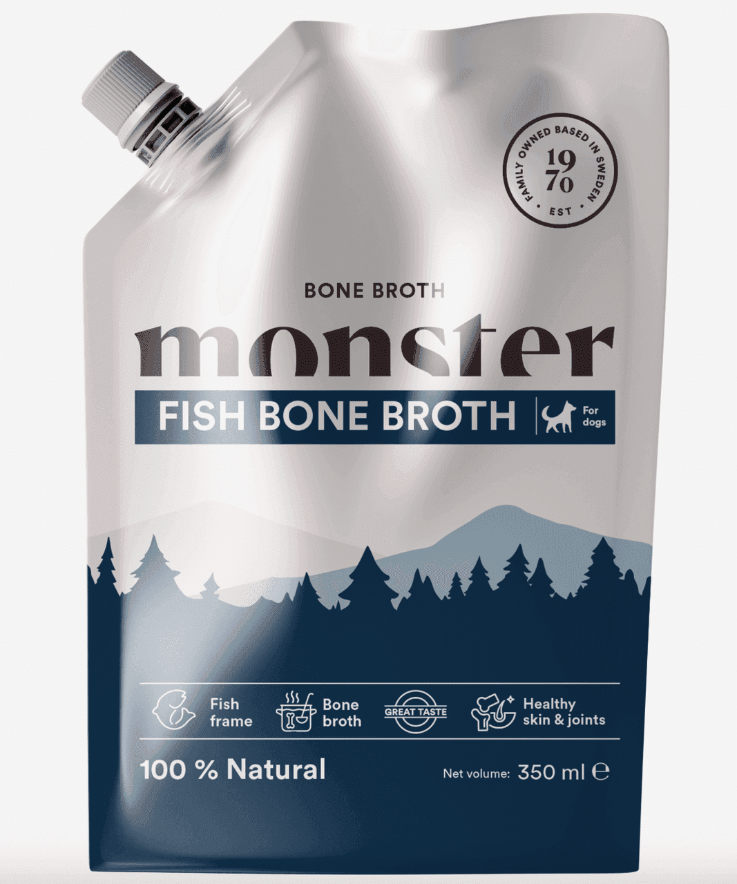 Benbuljong Fisk till Hund - 350 ml