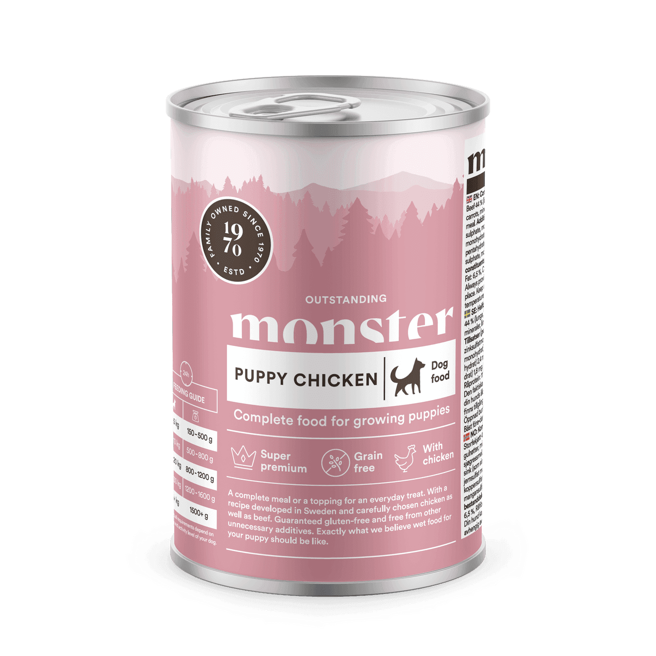 Dog Puppy Chicken Våtfoder - 6 x 400 g