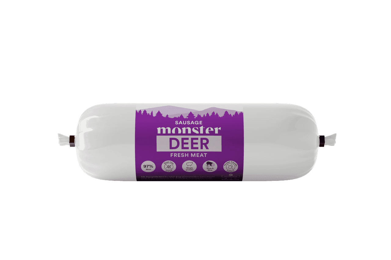Dog Sausage Deer Hundfoder - 12 x 200 g