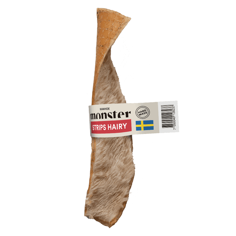 Hundtugg Rawhide Beef Hairy Strips - M