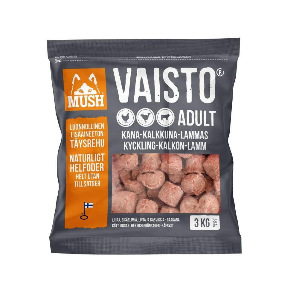 Mush Vaisto Kalkon-Kyckling-Lamm 3 kg (3 kg)