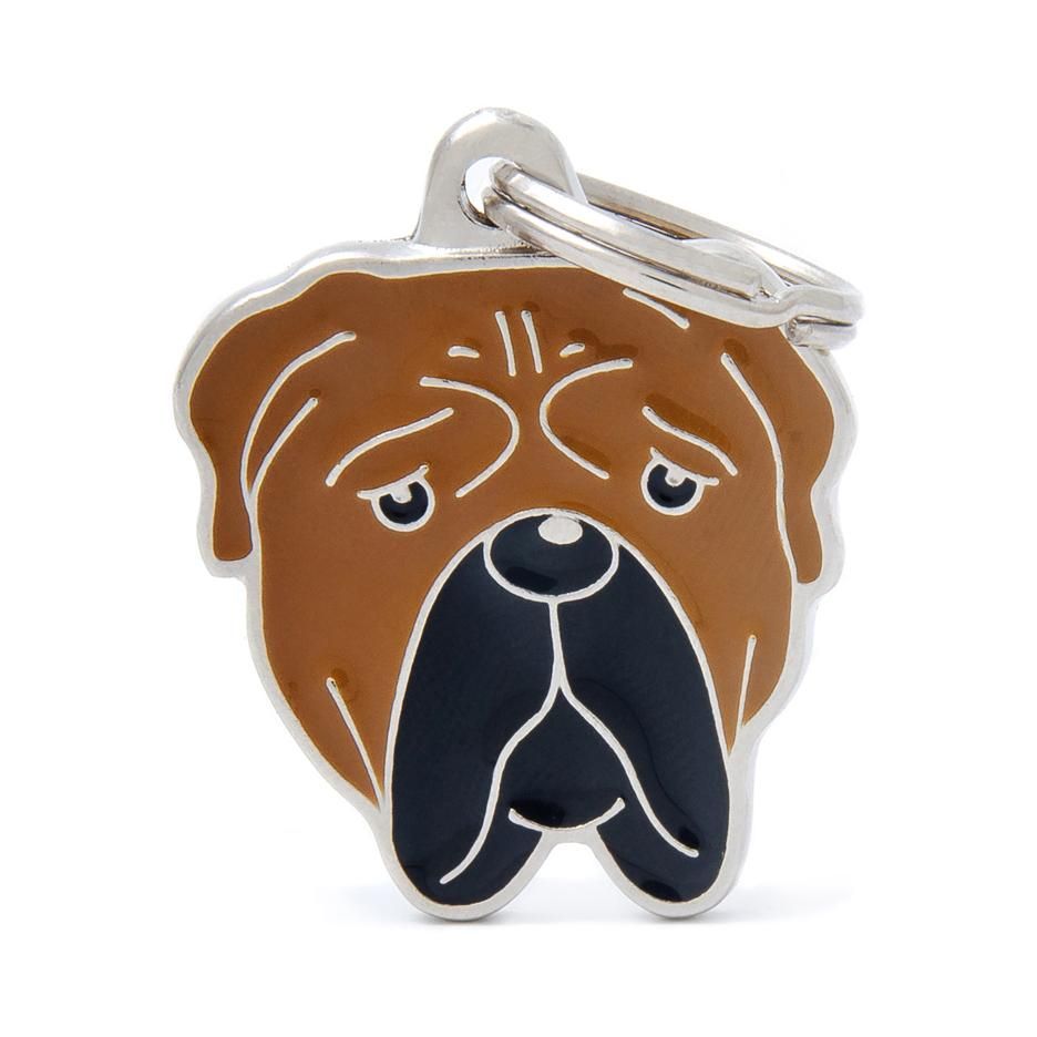 Halsbandssmycke med Rasmotiv - Bullmastiff