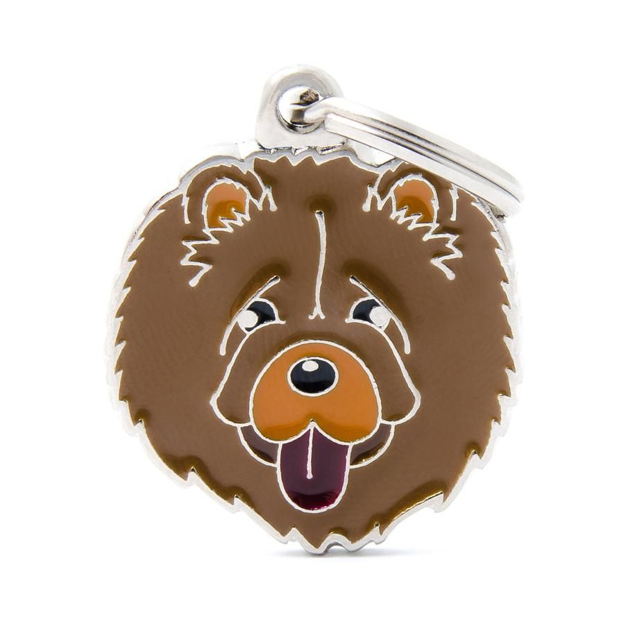 Halsbandssmycke med Rasmotiv - Chow Chow