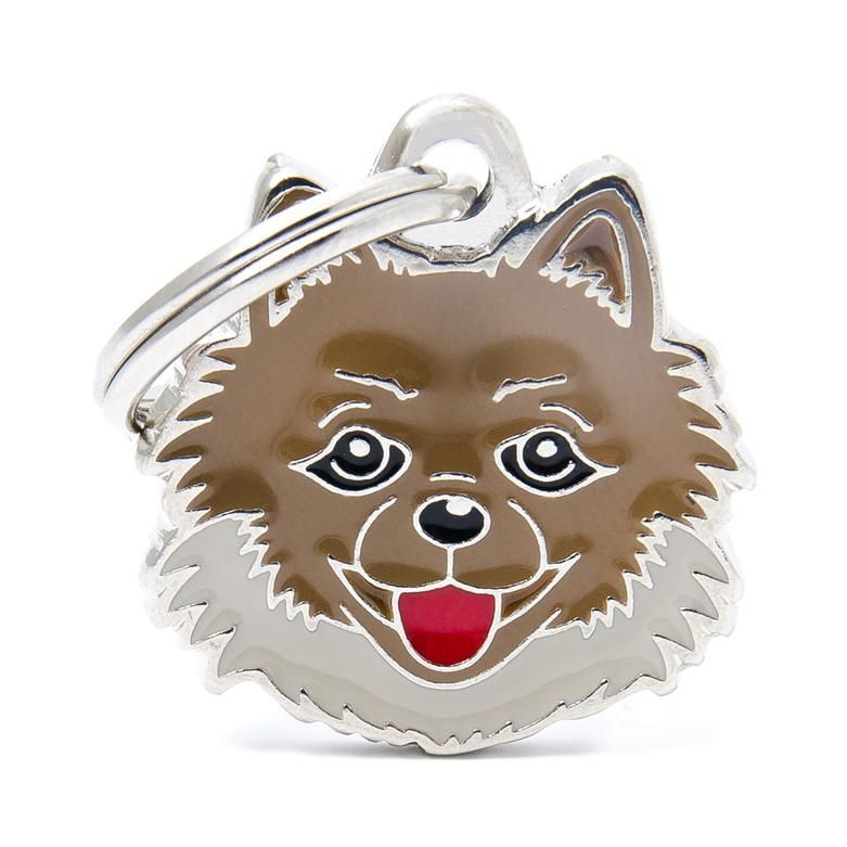 Halsbandssmycke med Rasmotiv - Pomeranian