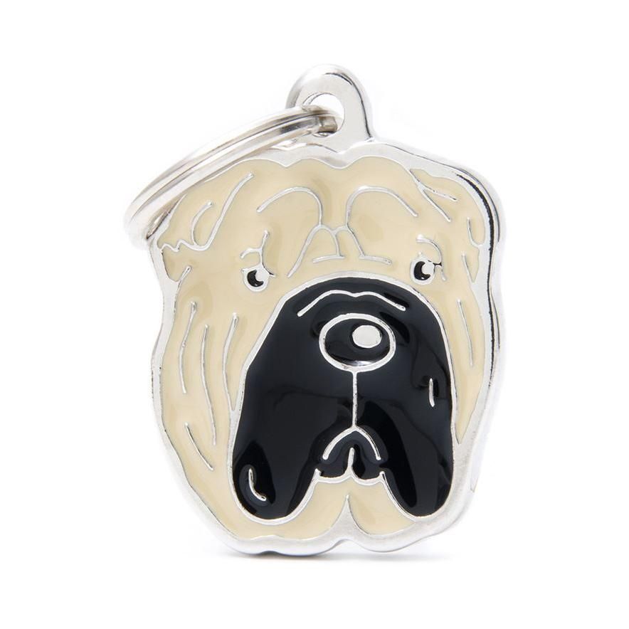 Halsbandssmycke med Rasmotiv - Shar Pei