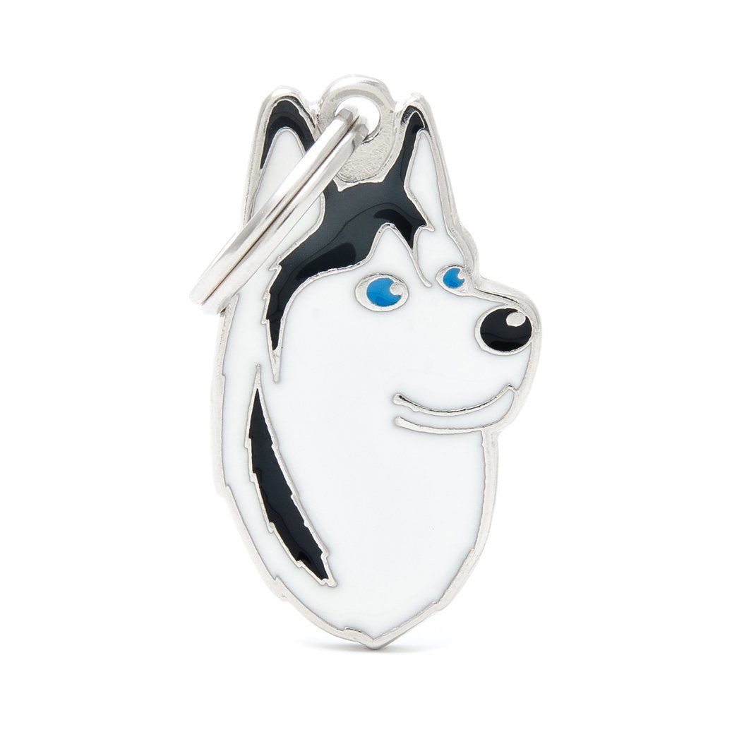 Halsbandssmycke med Rasmotiv - Siberian Husky