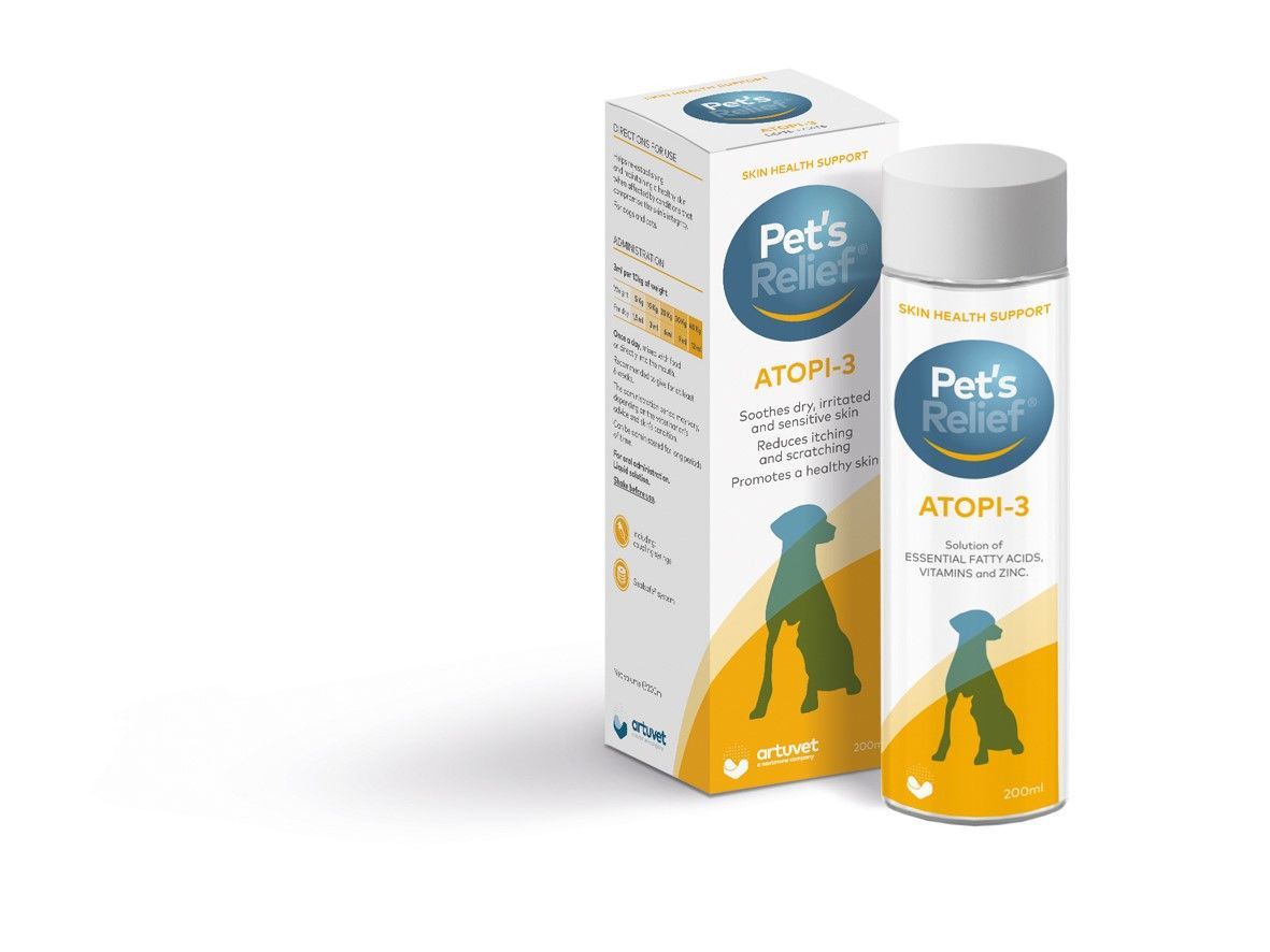 Pet’s relief Atopi-3 för hudbarriären - 200 ml
