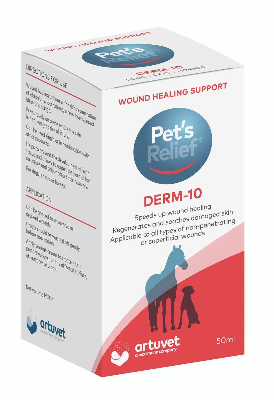 Pet’s relief Derm-10 sårkräm - 50 ml