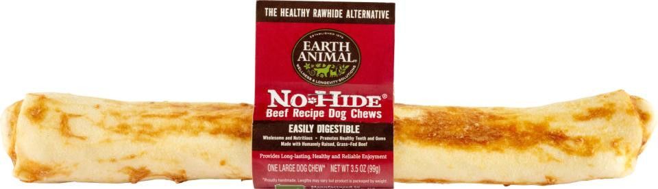 No-hide Beef Chews Tuggben för Hund - L