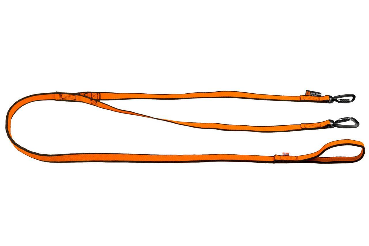 Bungee Y-leash för Två Hundar - 2.8 m