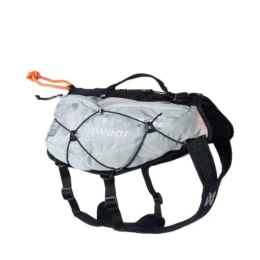 Trail Light Dog Backpack Grey - XS