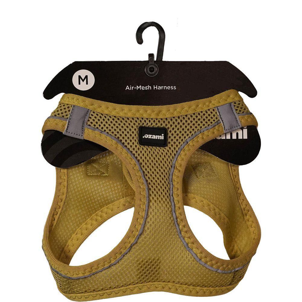 Air Mesh Sele för Hund - M / Gul