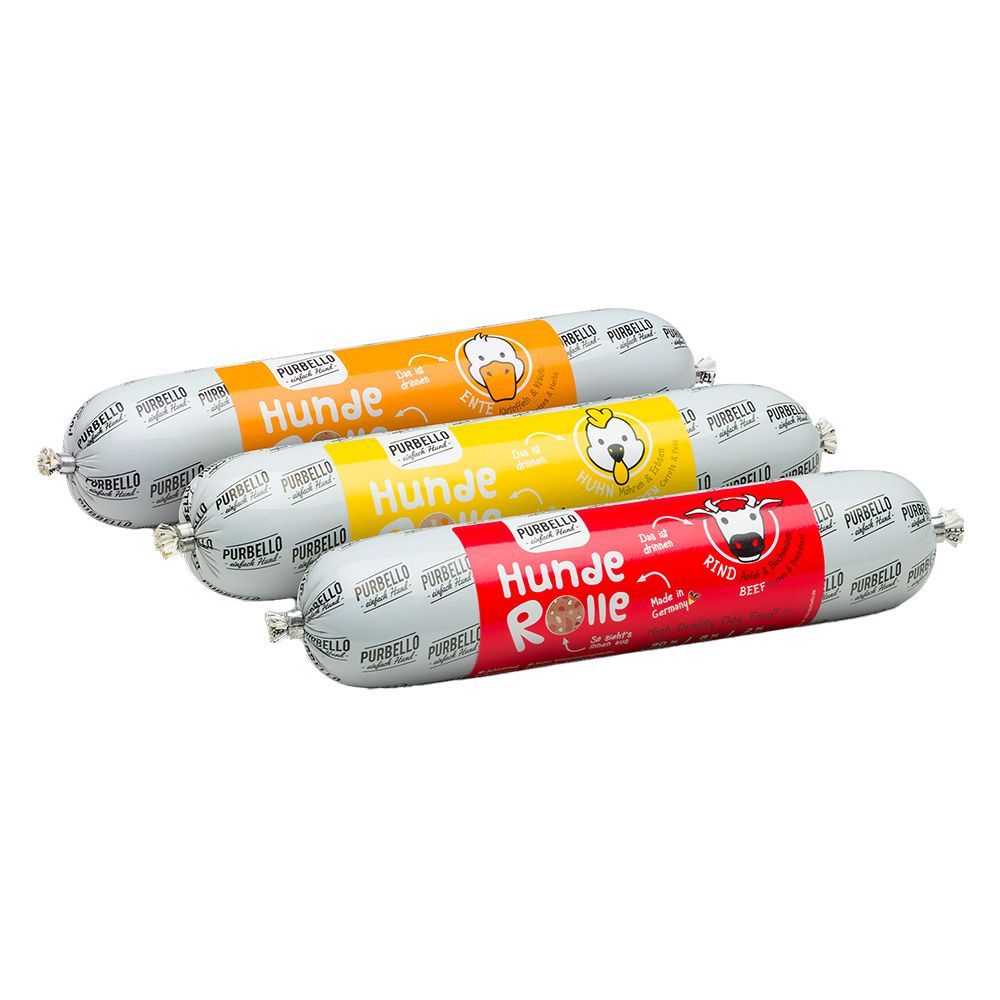 PURBELLO DogRoll Mix II - 8 x 400 g