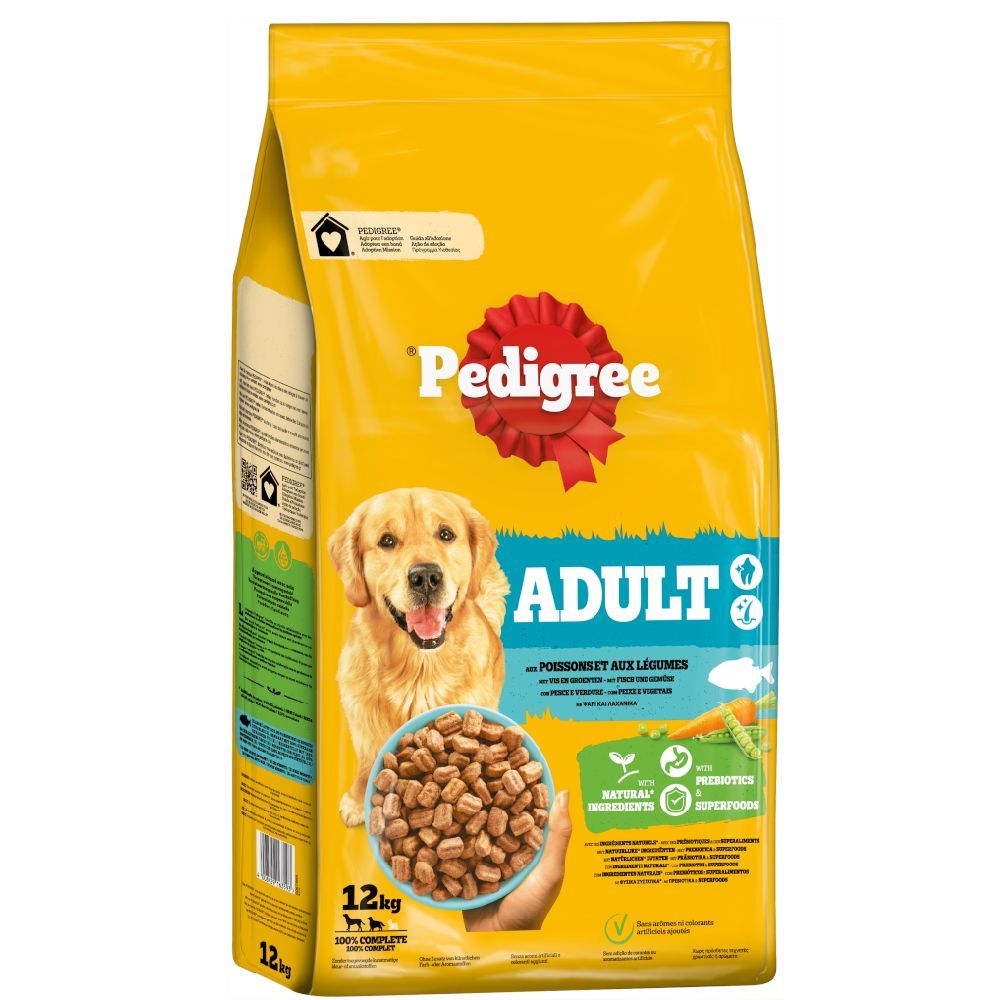 Pedigree Adult Fish & Vegetables - 12 kg