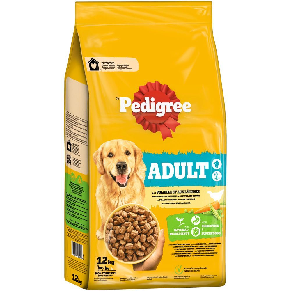 Pedigree Adult Poultry & Vegetables - 12 kg