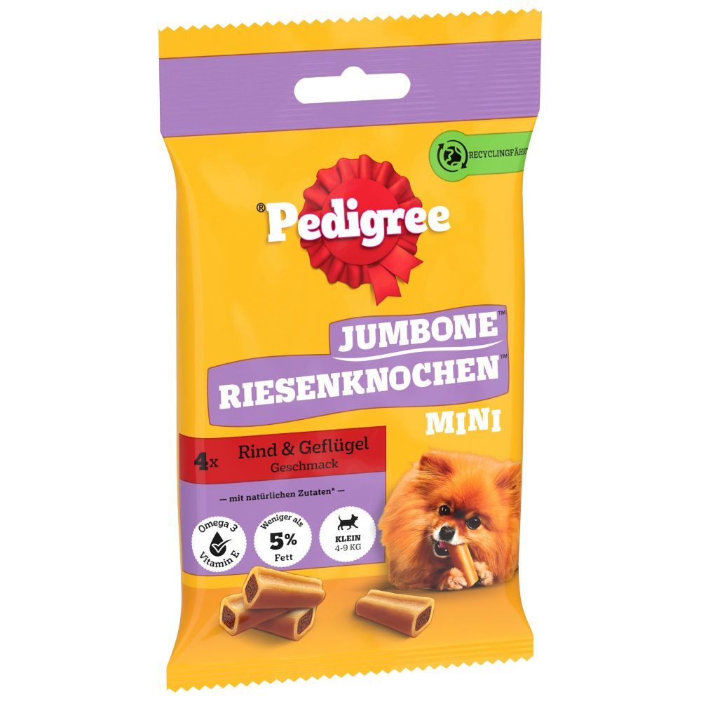 Pedigree Jumbone Mini - Nötkött 160 g (4 st)