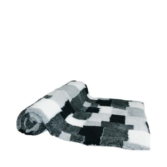 Maxifällen - Rutig Svartvit / 150x100 cm