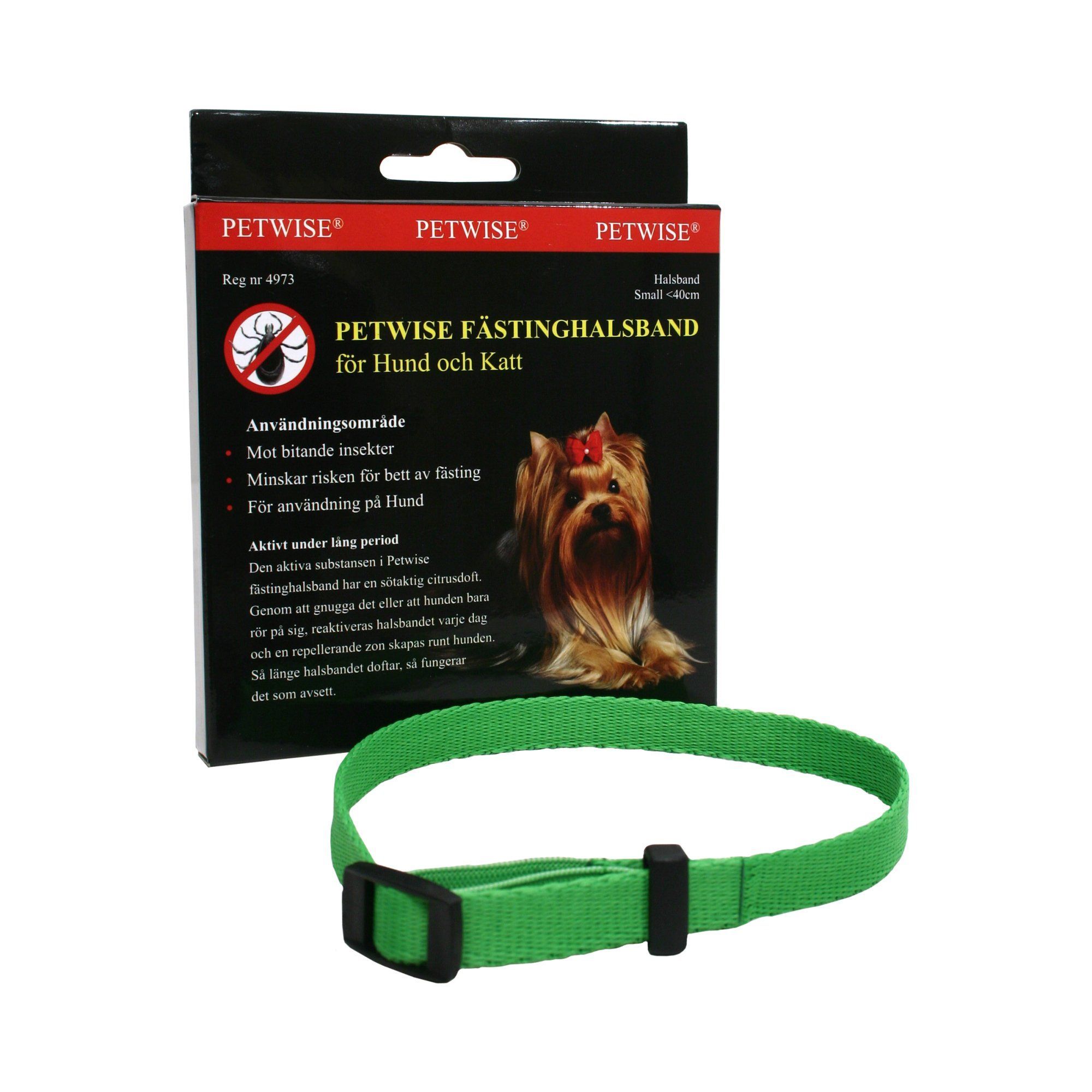 Petwise Fästinghalsband för Hund - S (0-40 cm)
