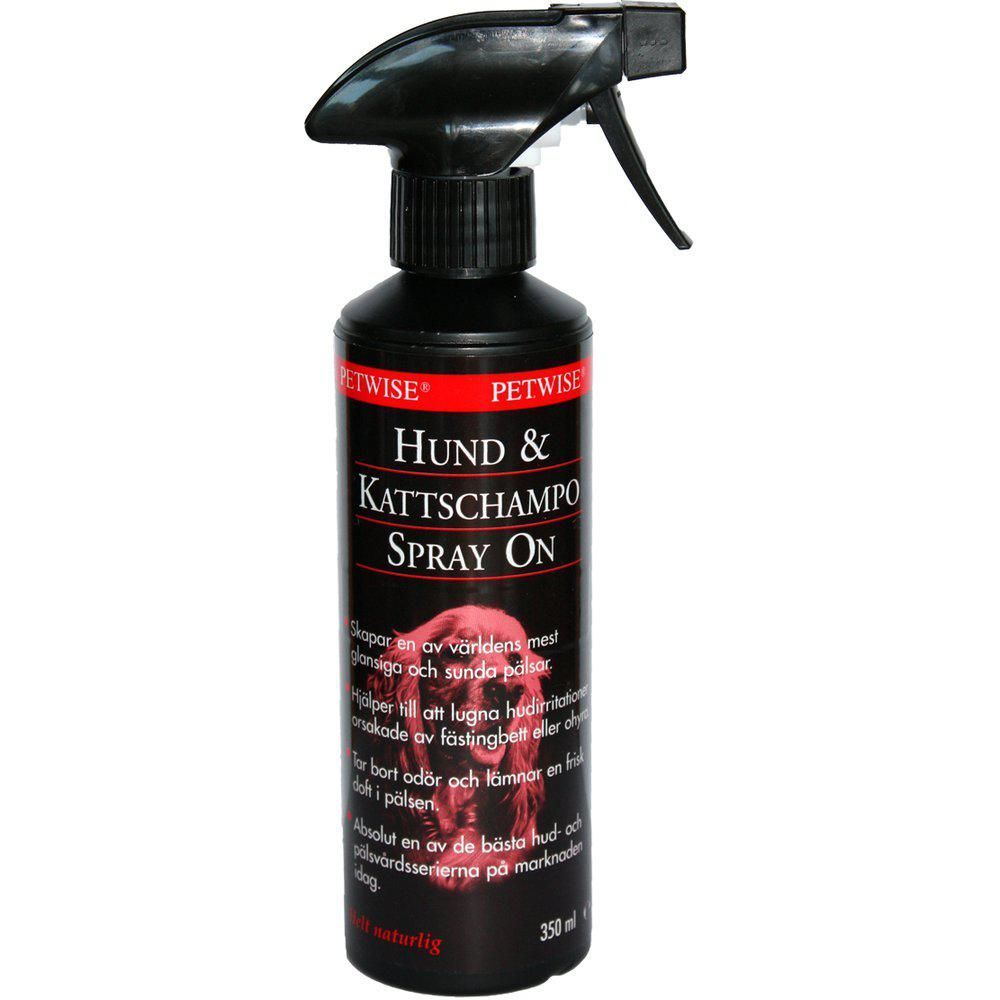 Petwise Spray On Hund & Kattschampo - 350ml