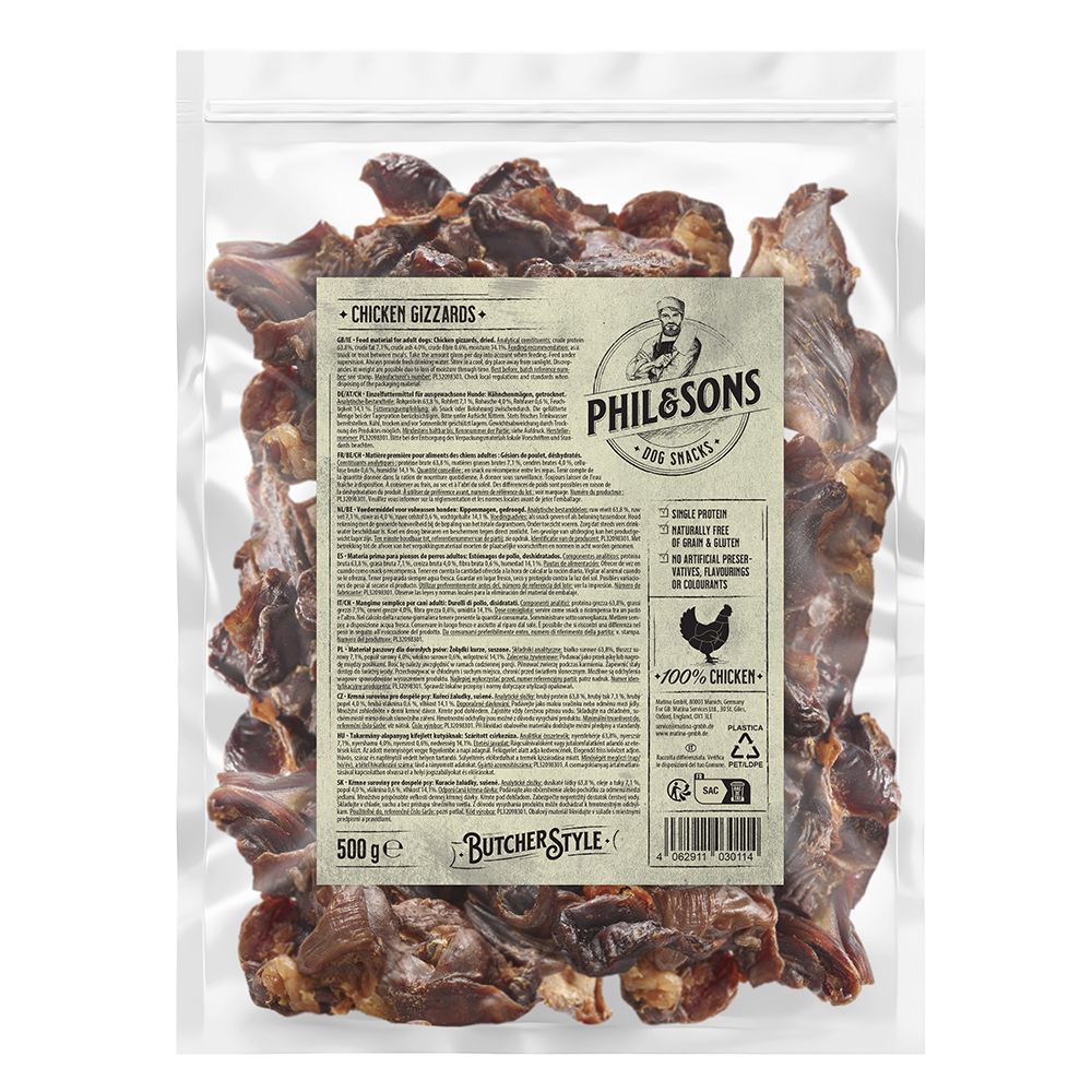 Phil & Sons kycklingmagar - 500 g