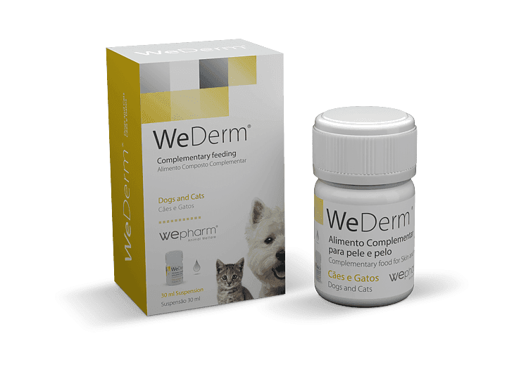 WeDerm Fodertillskott för hund & katt - 30 ml