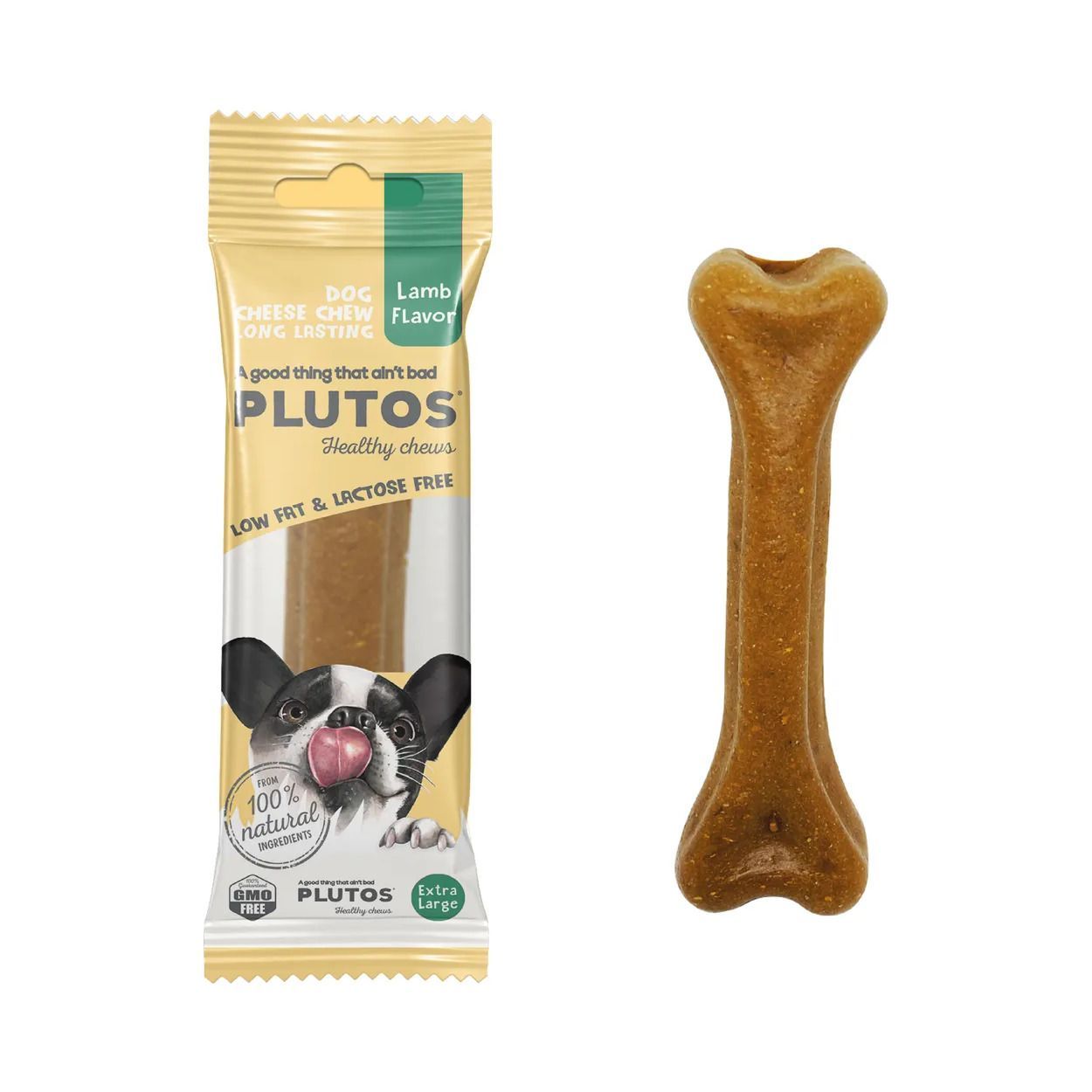 Plutos Hundtugg Ost & Lamm - Medium