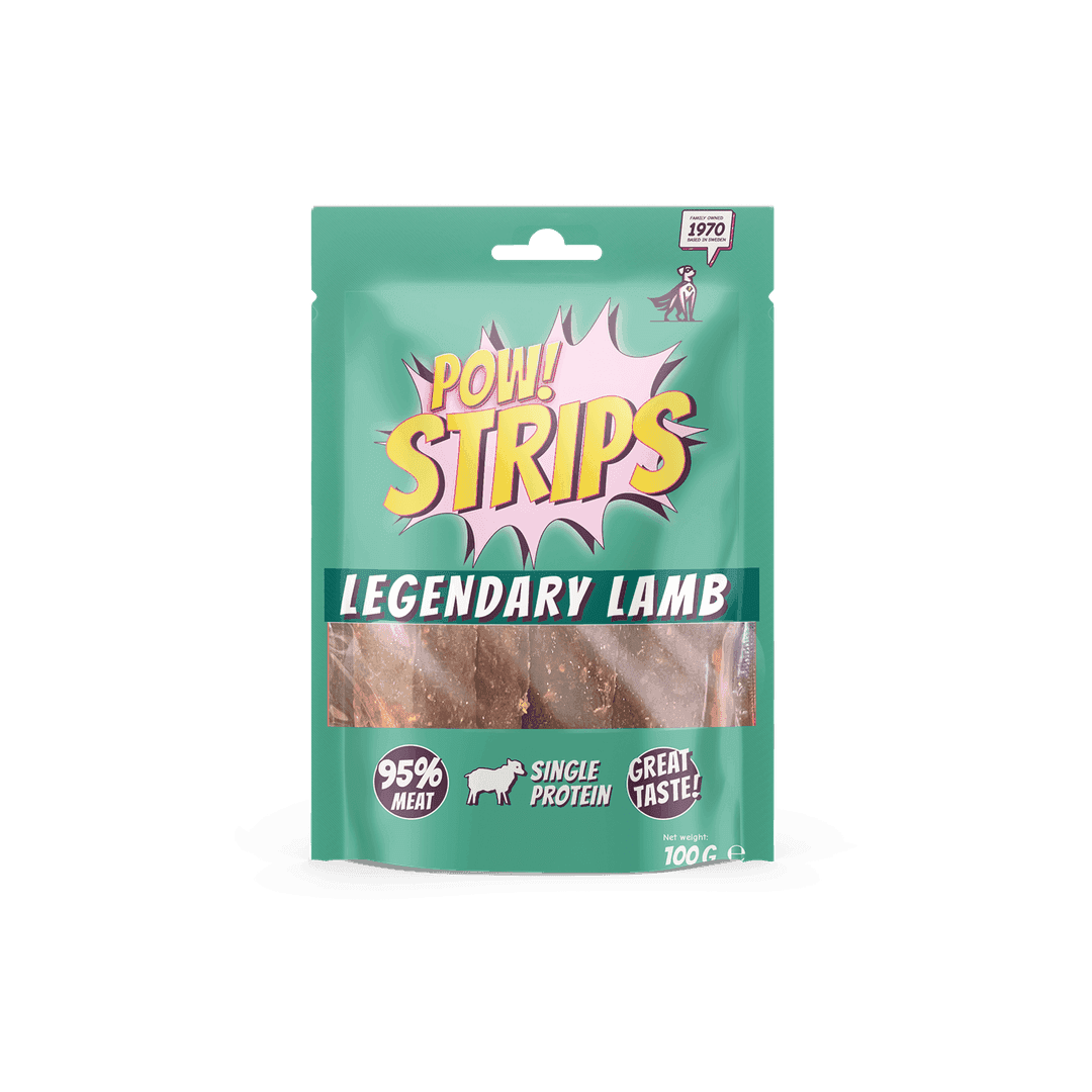 Hundgodis Strips Legendary Lamb - 100 g
