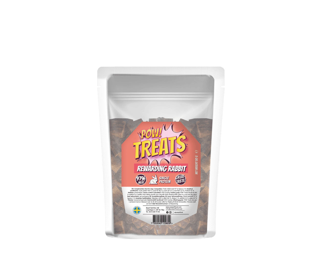 Hundgodis Rewarding Rabbit - 50 g