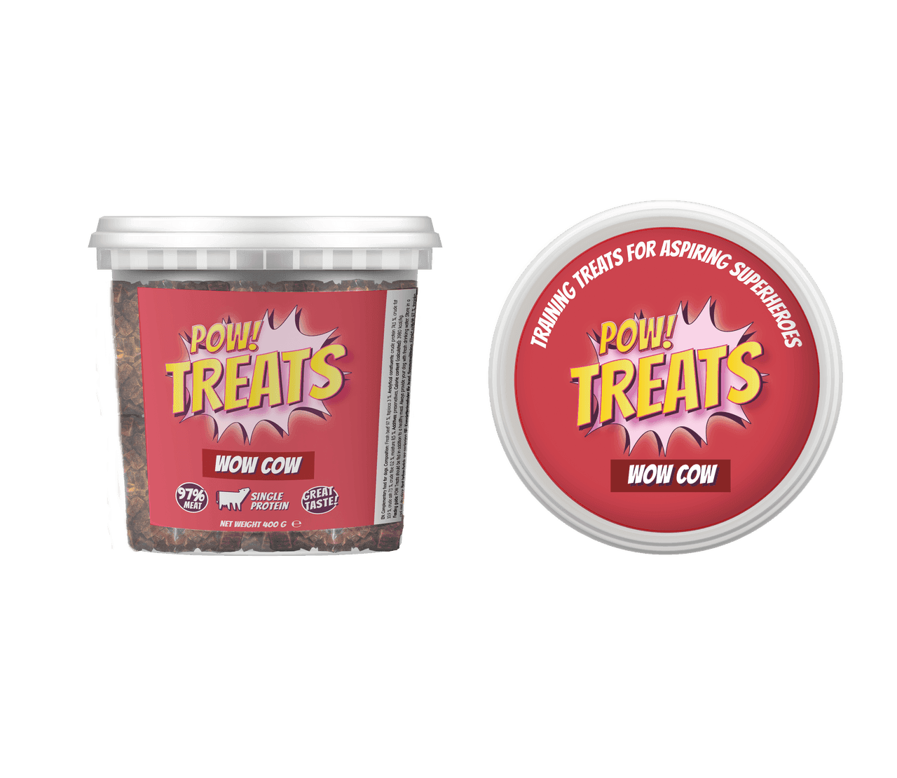 Hundgodis Wow Cow - 400 g