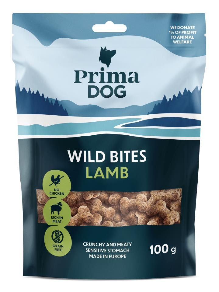 Wild Bites Lamm & Havtorn - 100 g