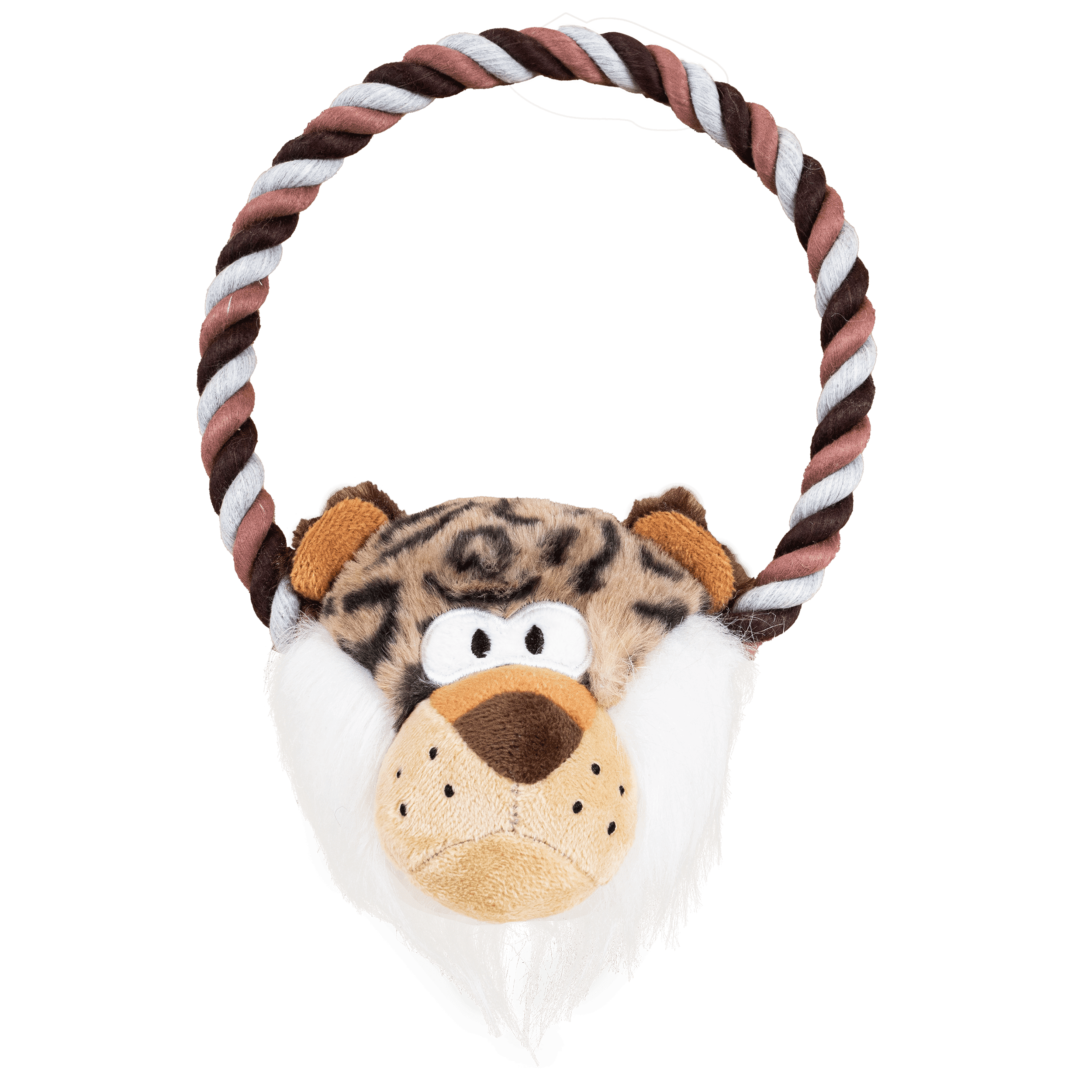 Hundleksak Tigersson, 22x19x7cm, Flerfärgad