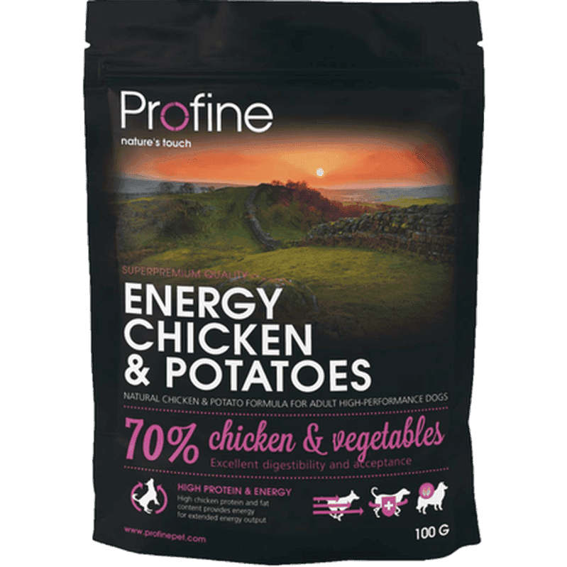 Dog Dry Food Energy Chicken & Potatoes 3 kg