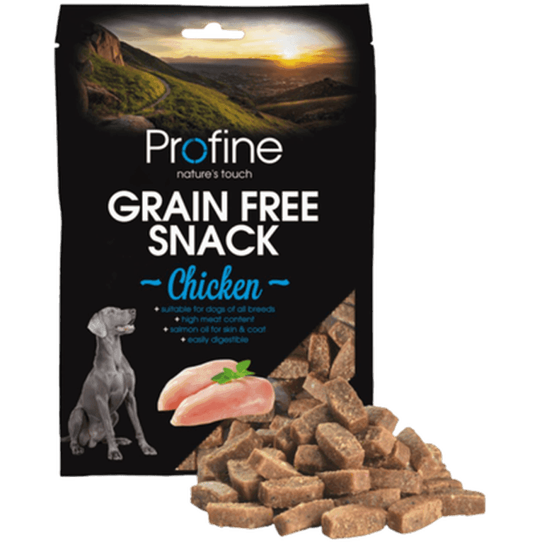 Dog Grain Free Semi Moist Snack Chicken 200g