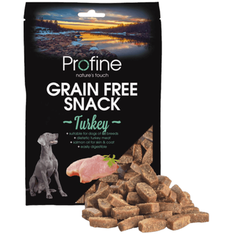 Dog Grain Free Semi Moist Snack Turkey 200g