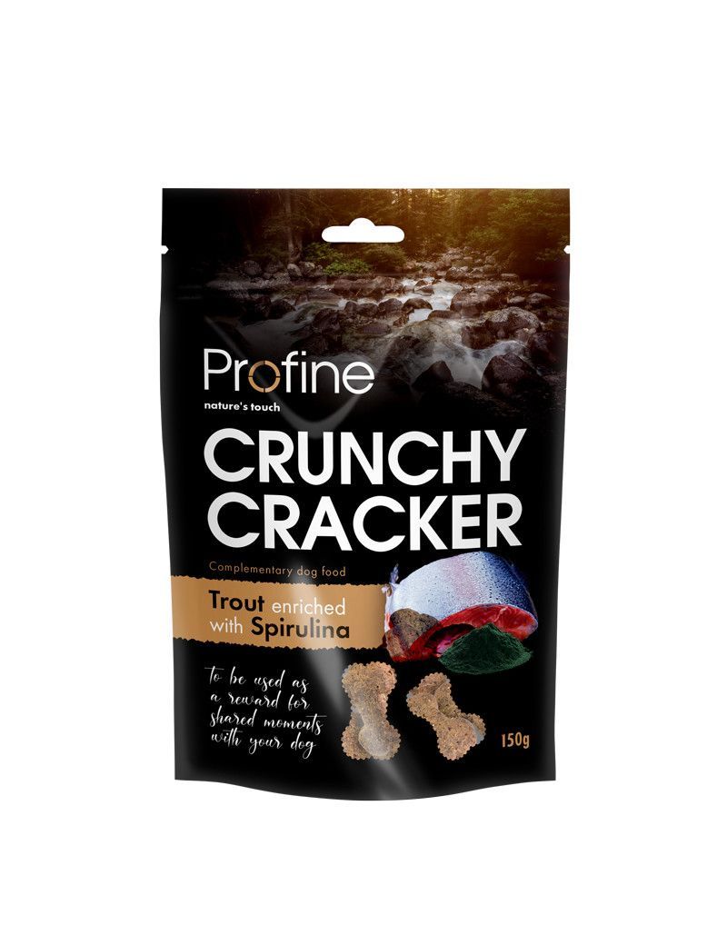 Hundgodis Crunchy Forell & Spirulina - 150 g
