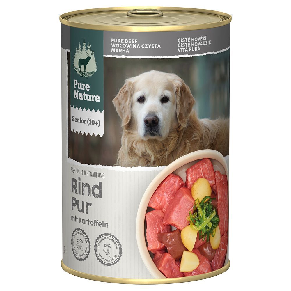 Pure Nature Senior Nötkött pur - 6 x 400 g
