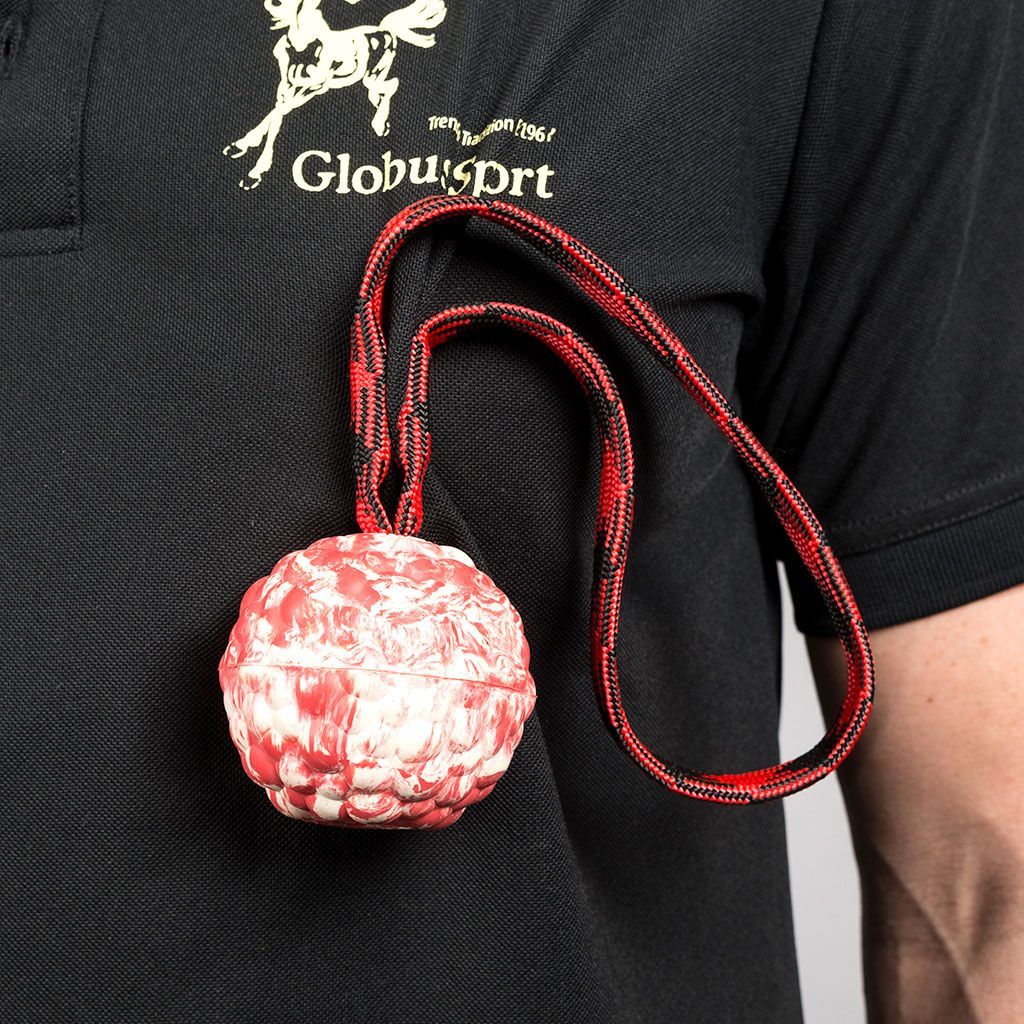 RADDOG Boll med ögla- hårt gummi 6cm -Magnet