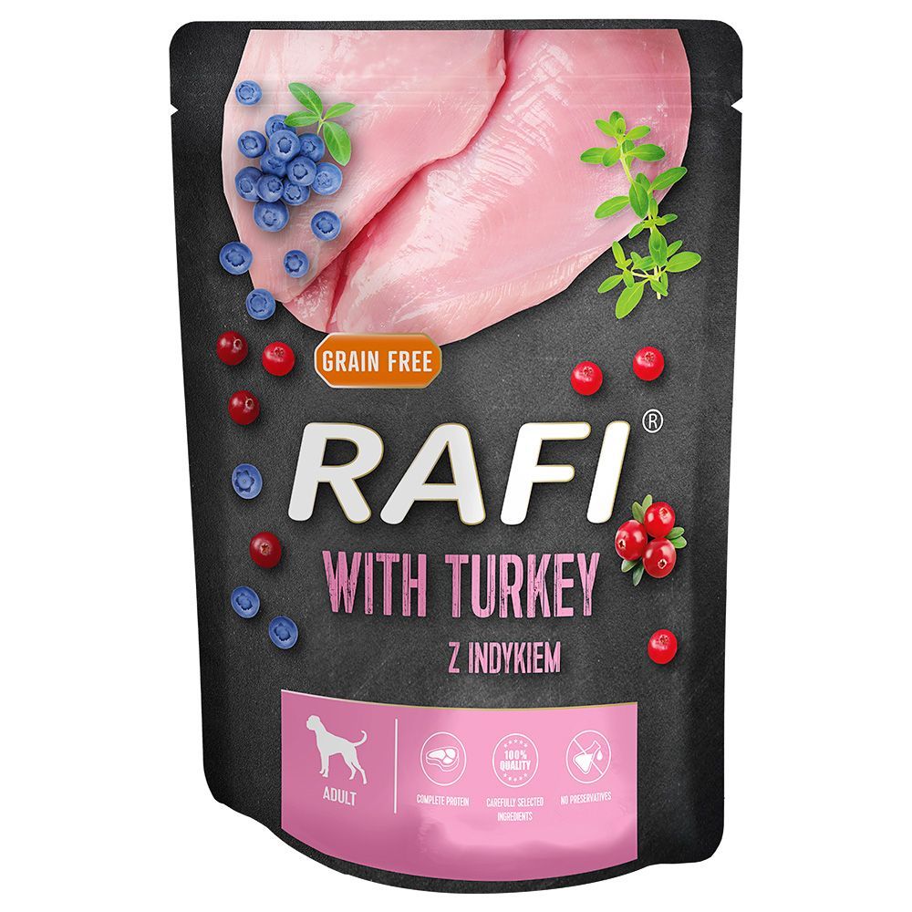 Rafi Dog 10 x 300 g - Kalkon