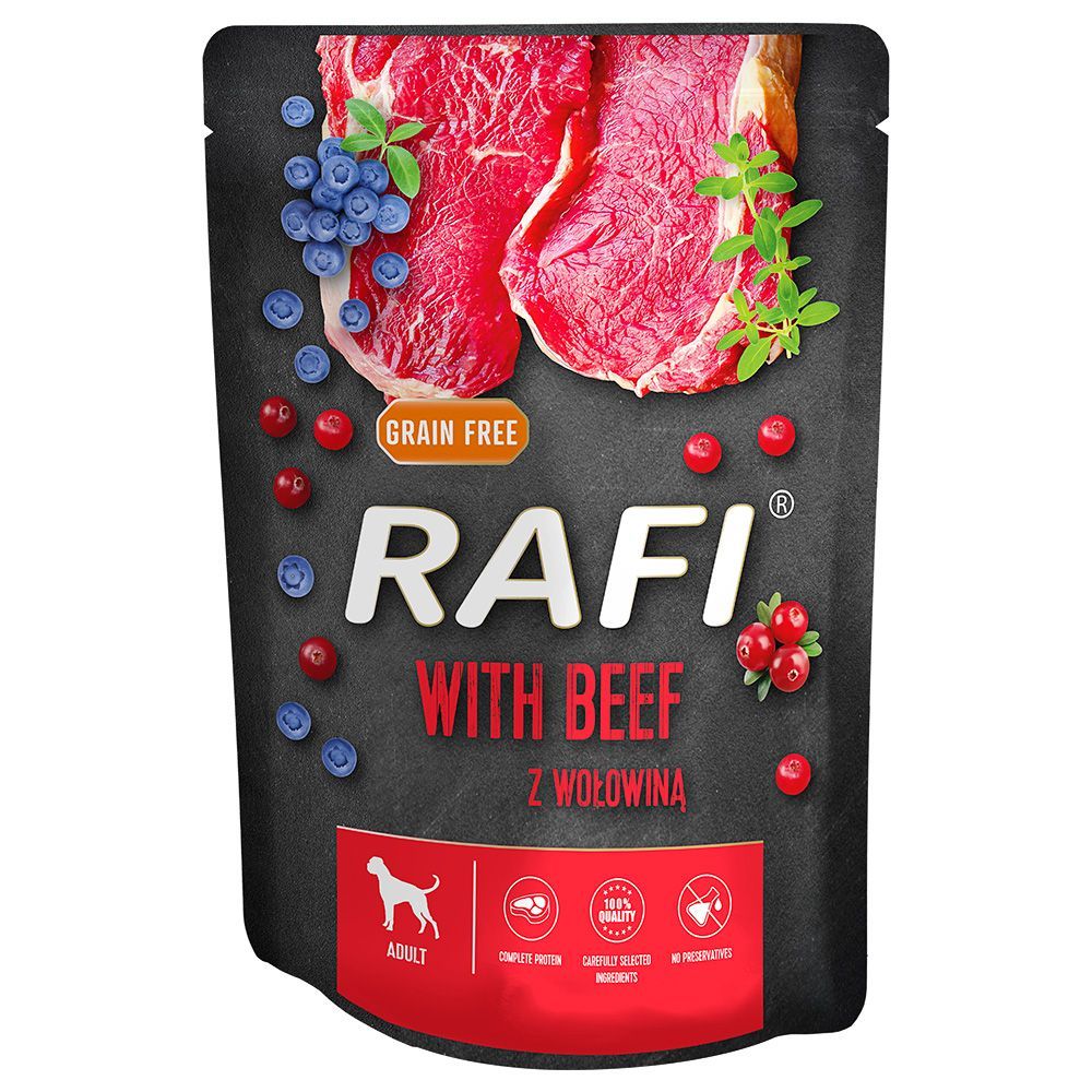 Rafi Dog 10 x 300 g - Nötkött