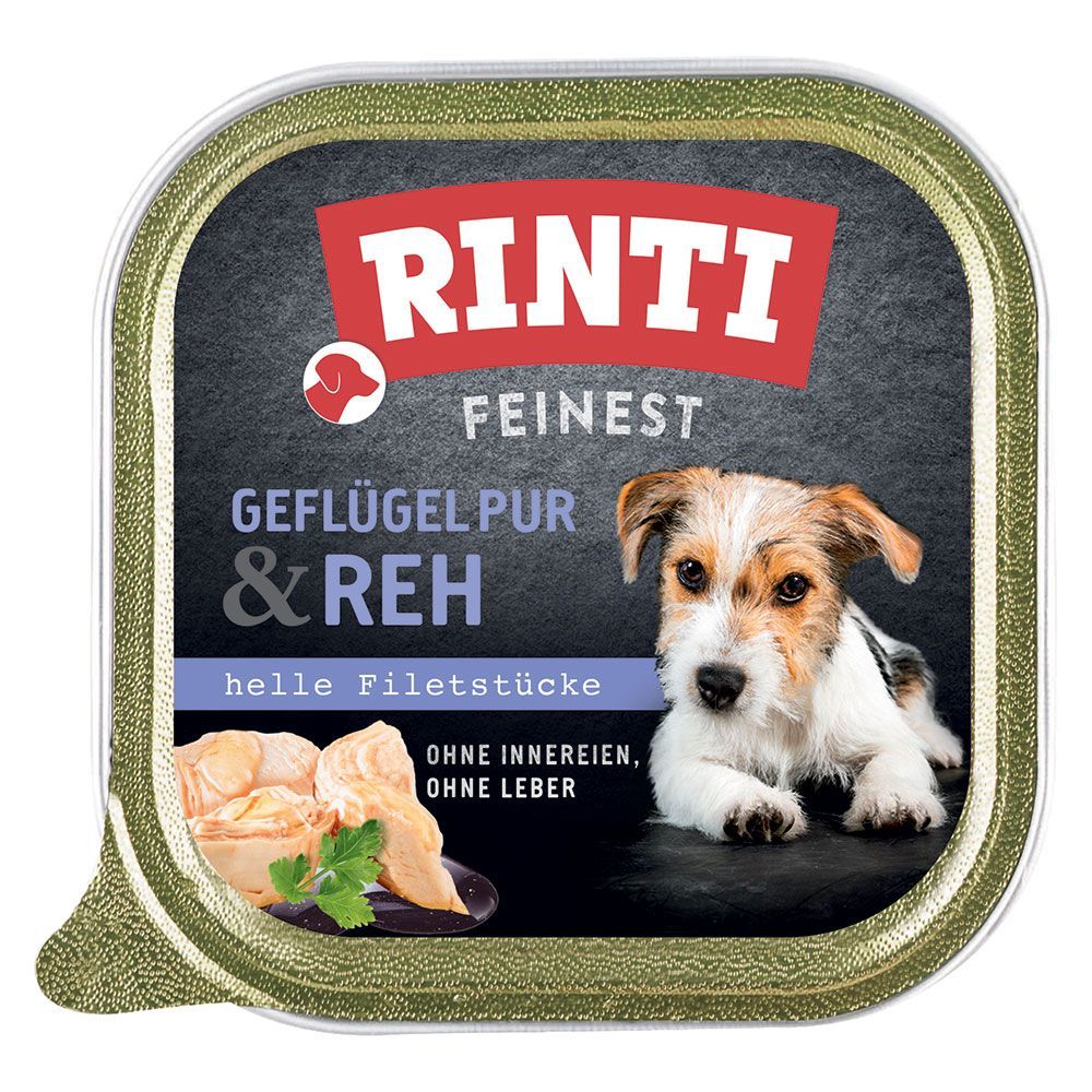 Ekonomipack: RINTI Finest 44 x 150 g - Fjäderfä & ren