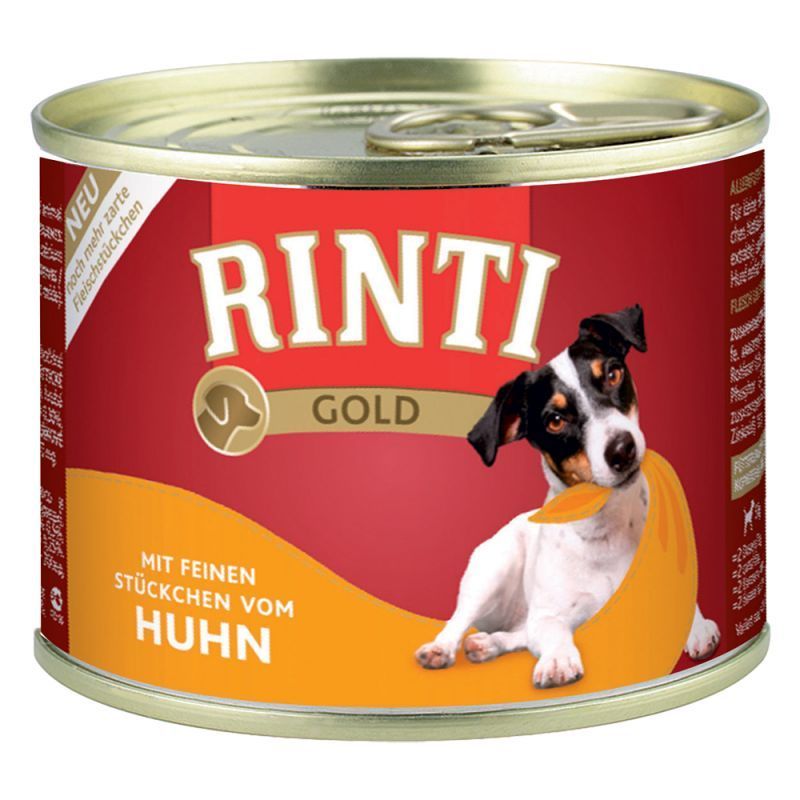 Ekonomipack: RINTI Gold 24 x 185 g - Kyckling