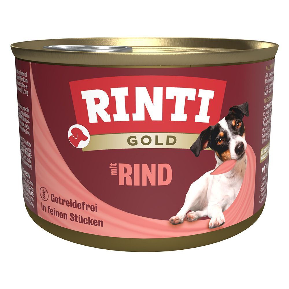 Ekonomipack: RINTI Gold 24 x 185 g - Nötkött