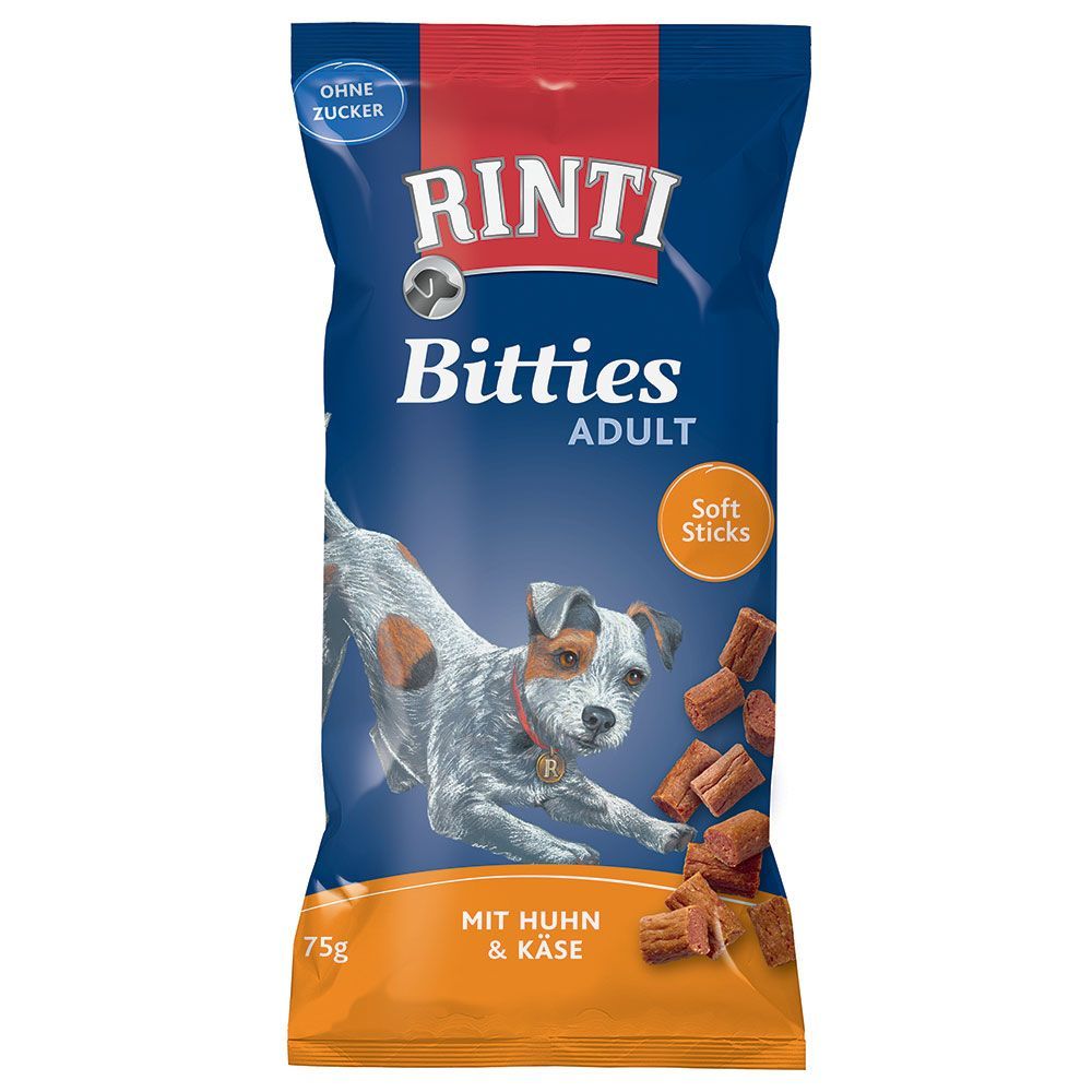 RINTI Bitties Adult - 75 g Kyckling & ost
