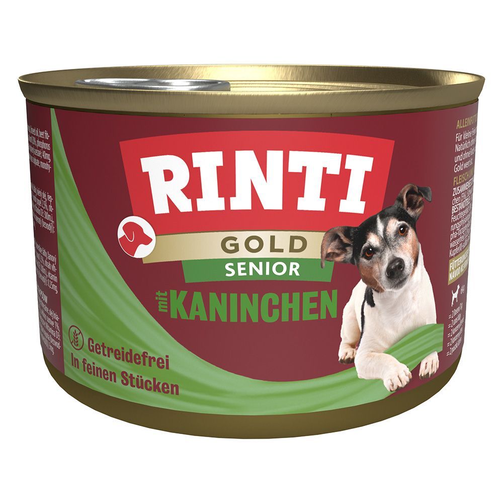 RINTI Gold Senior 12 x 185 g - Kanin