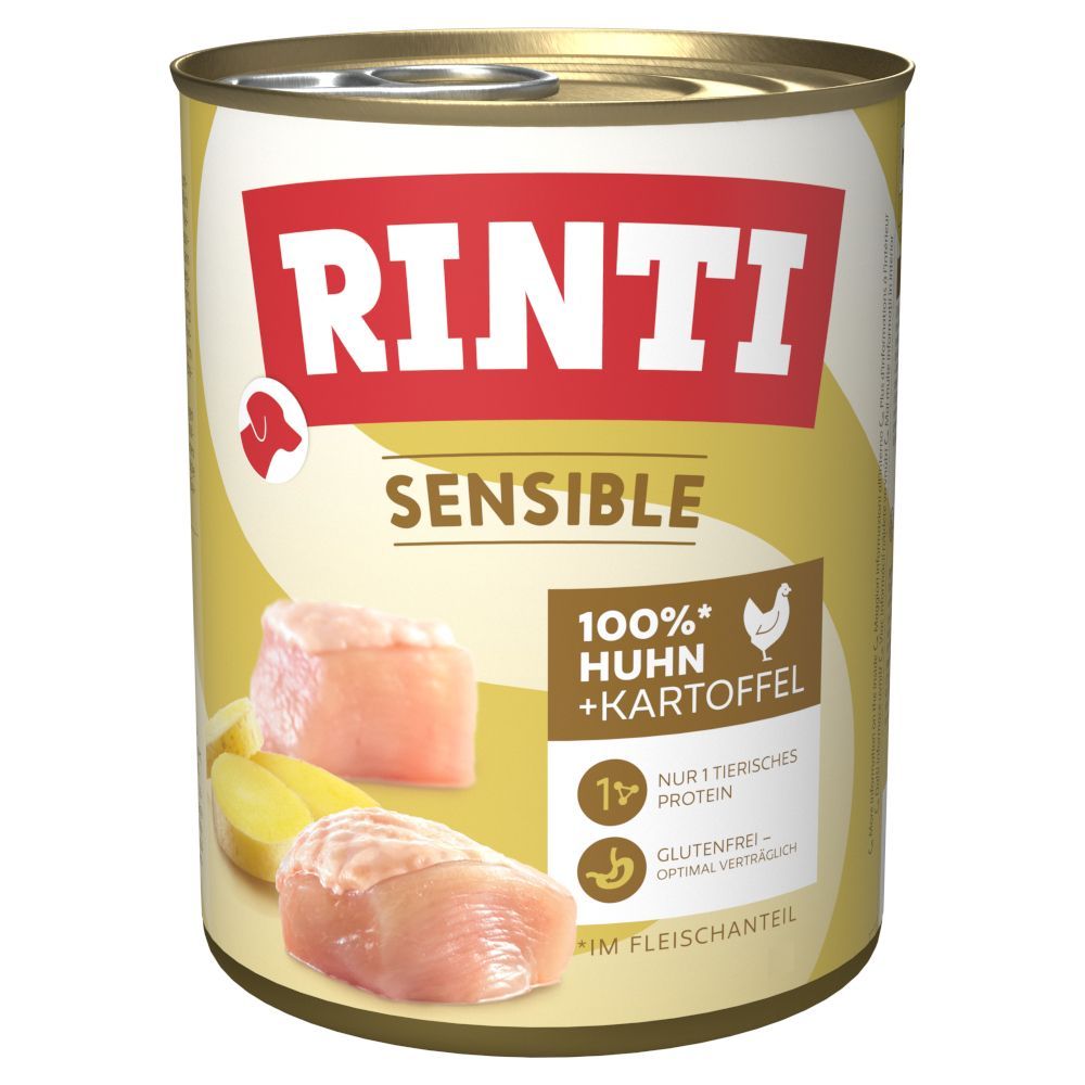 RINTI Sensible 6 x 800 g - Kyckling & potatis