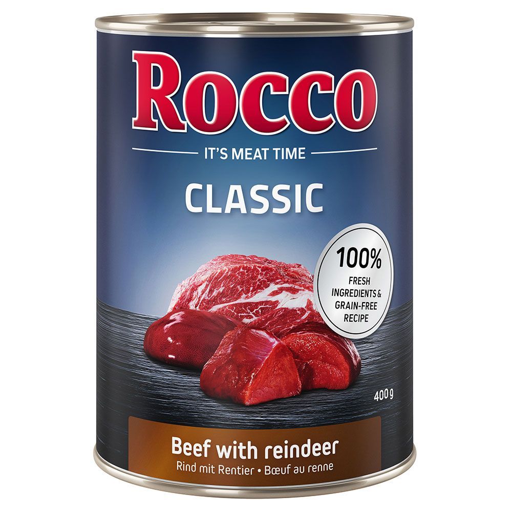 Rocco Classic 6 x 400 g - Nötkött & renkött