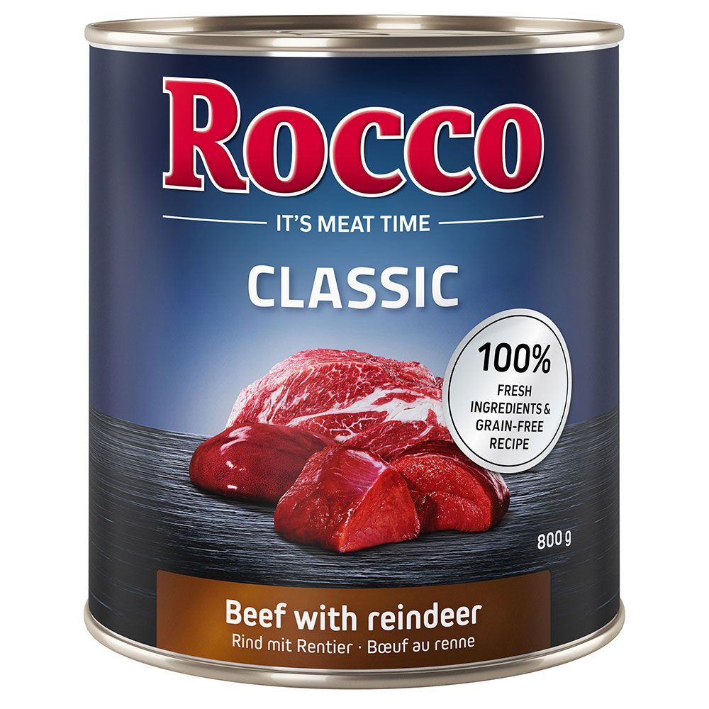 Rocco Classic 6 x 800 g - Nötkött & renkött