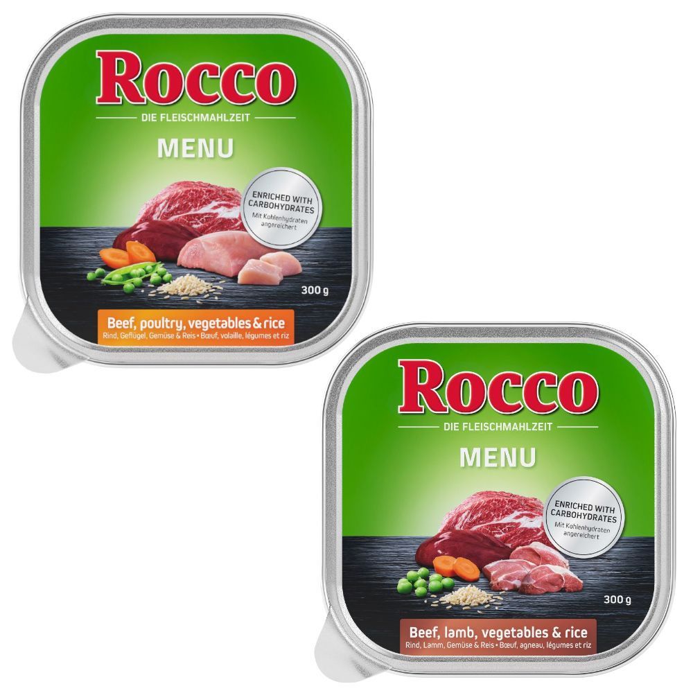 Rocco Menu 9 x 300 g - Blandpack, 3 sorter