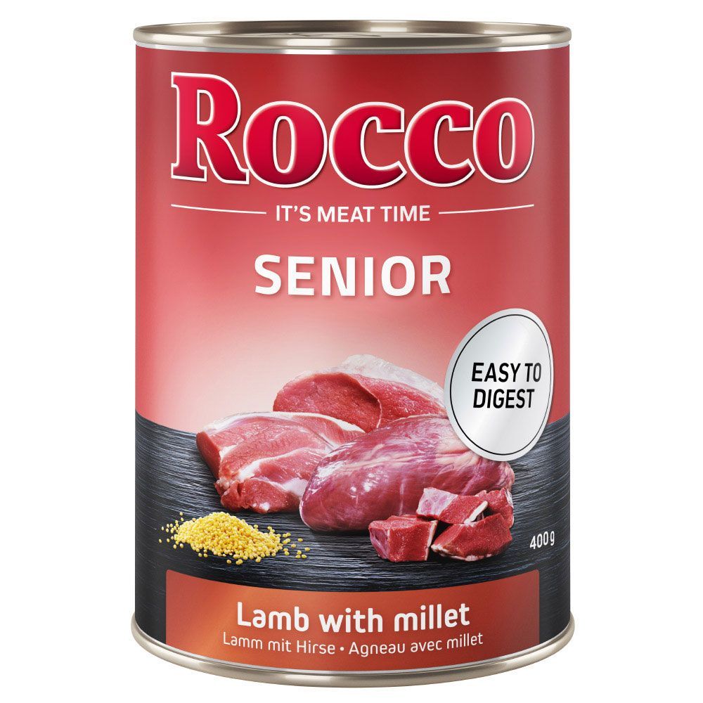 Rocco Senior 6 x 400 g - Lamm & hirs
