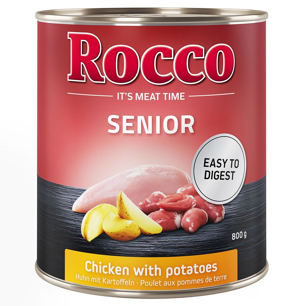 Rocco Senior 6 x 800 g - Kyckling med potatis